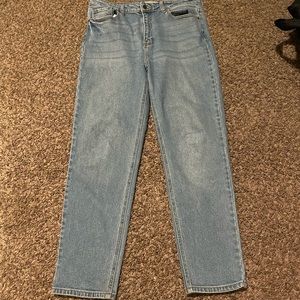 The jeans are comfortable.